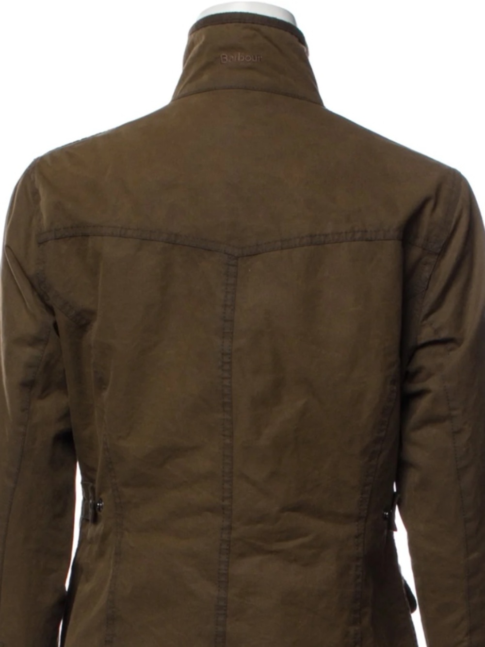 BARBOUR Utility Jacket Waxed Cotton Brown   Size: 6 - Picture 4 of 13